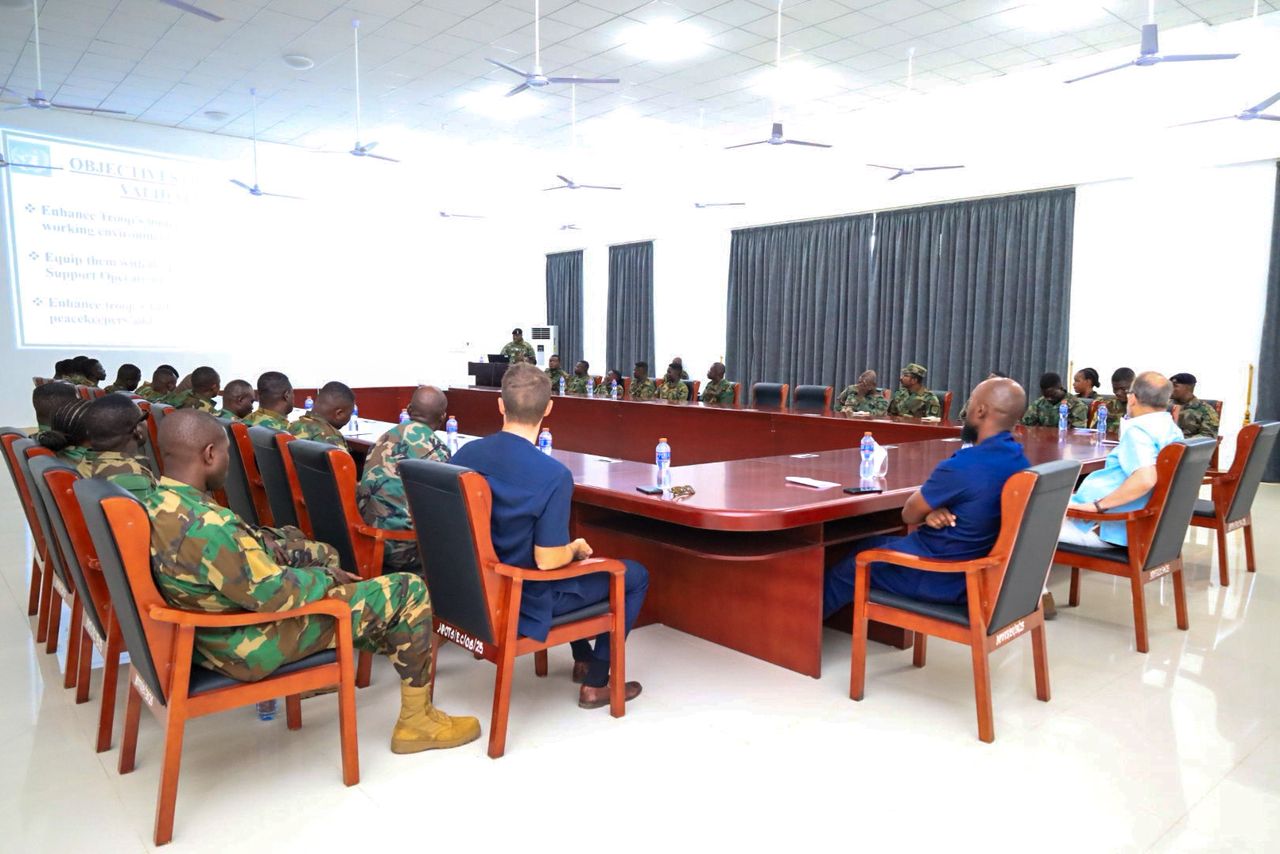 THE NORWAY AMBASSADOR TO GHANA’S VISIT TO ARMY PEACE OPERATIONS TRAINING SCHOOL