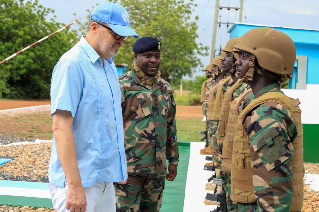 THE NORWAY AMBASSADOR TO GHANA’S VISIT TO ARMY PEACE OPERATIONS TRAINING SCHOOL